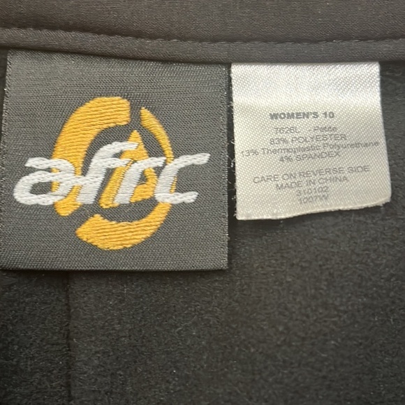 AFRC Boulder Gear Black Ski Pants Fleece Lined Women's Size 10 Regular Ankle Zip - Picture 9 of 9